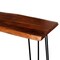 Alaterre Furniture Hairpin Natural Live Edge Wood with Metal 48" Media Console Table, Natural AWDD1020 - alternate 3